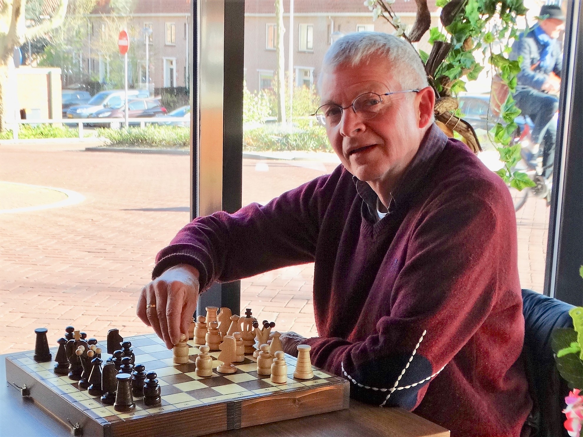 André Nieuwlaat van het Meldpunt (foto Andrea van der Houwen, Hart van Lansingerland)