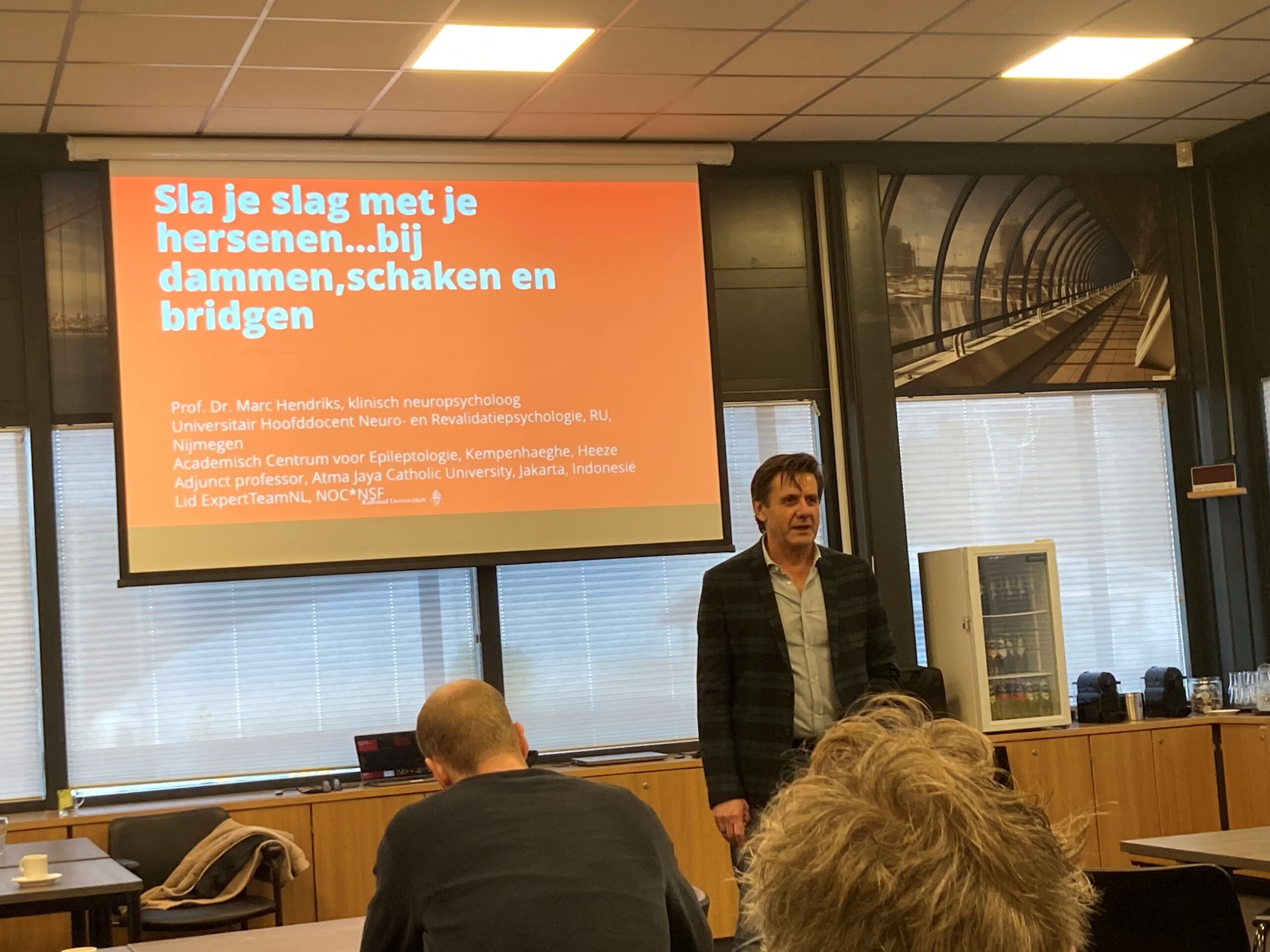 Marc Hendriks tijdens masterclass