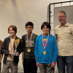 Het winnende team van HMC-D1 (foto Martijn Hardeman)