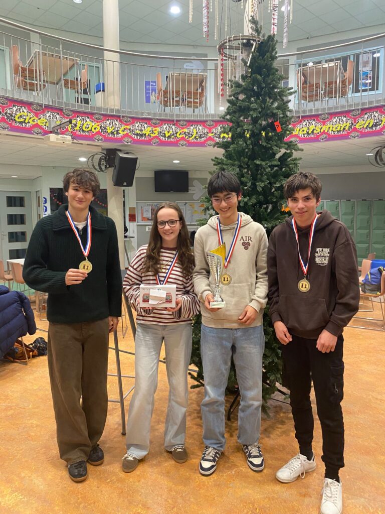 Winnende team van ASV-A1 (foto website ASV)