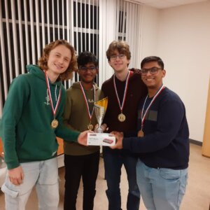 Winnende team van ZukertortA1 (foto Andre van der Graaf)