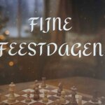 Kerstkaart met De Parel op het bord