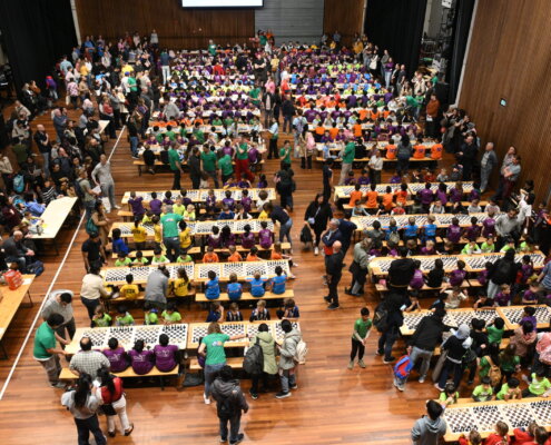 Schoolschaaktoernooi in het Parktheater Eindhoven 18 maart