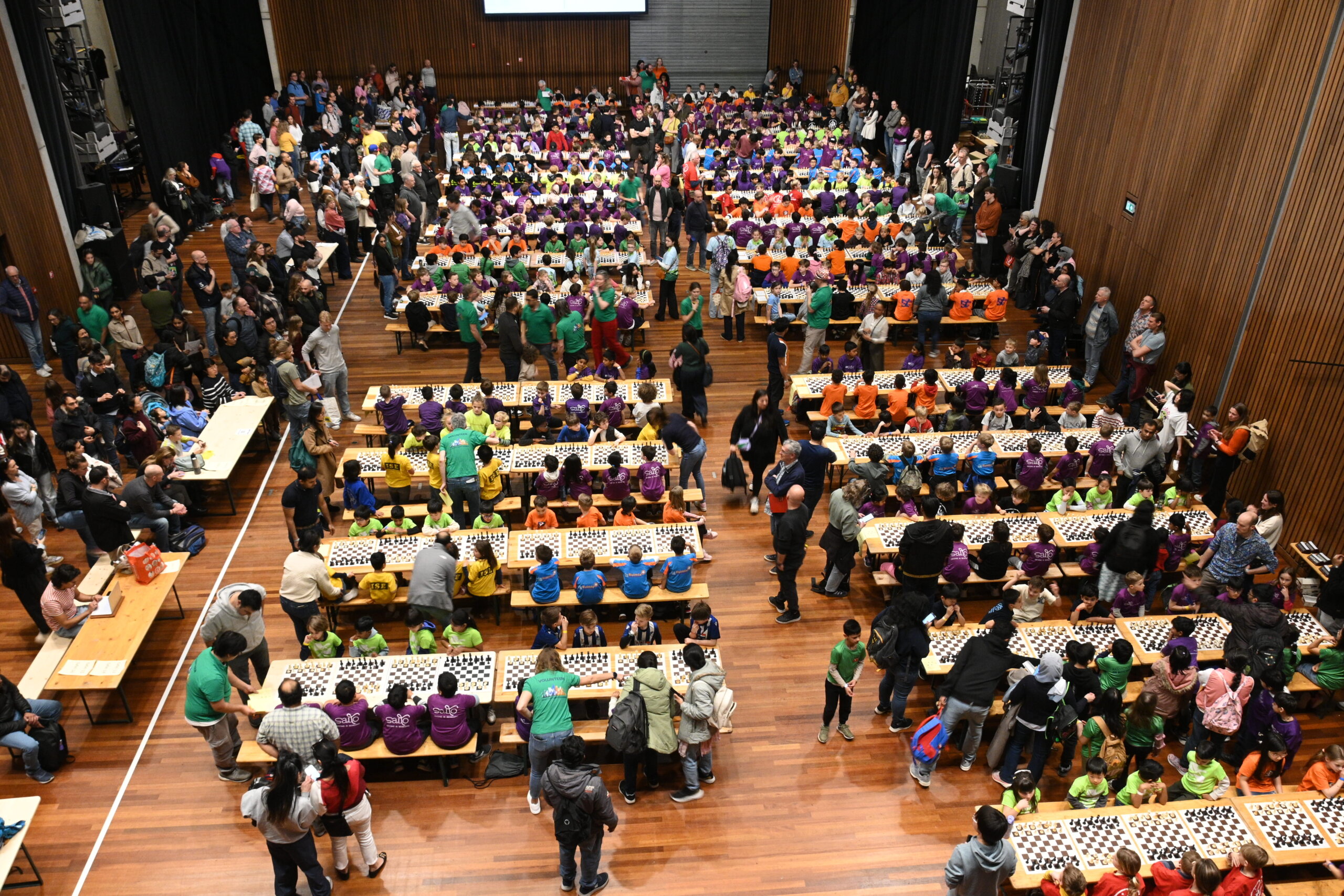 Schoolschaaktoernooi in het Parktheater Eindhoven 18 maart