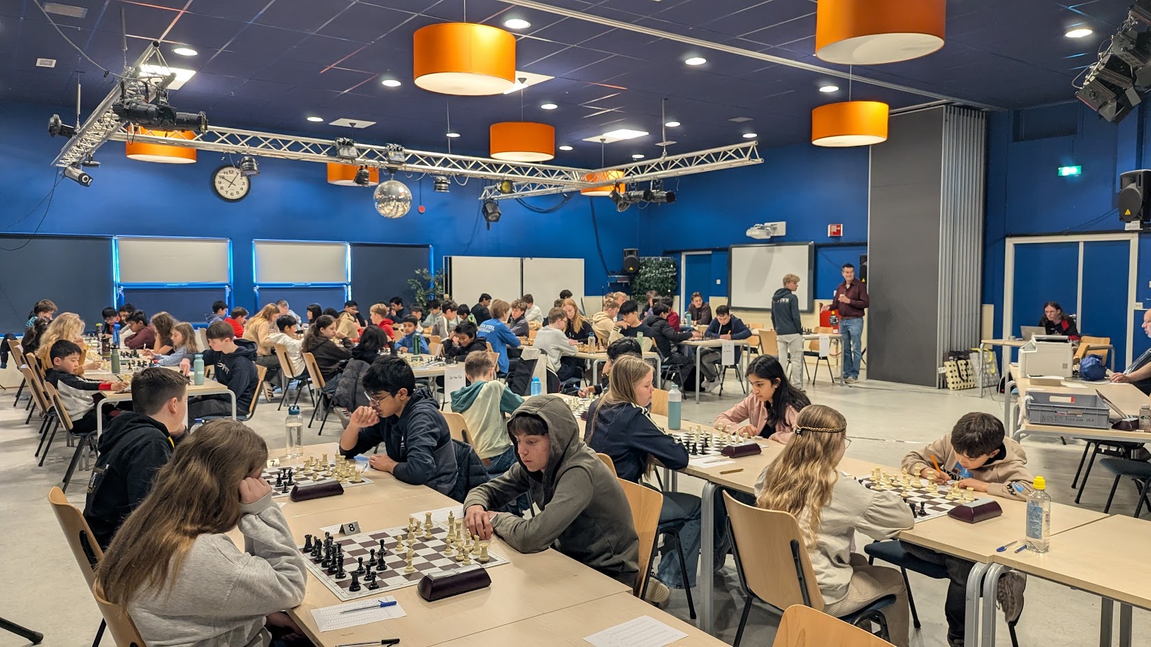 Speelzaal kwalificatie 4 NK ABC Groningen (foto org)