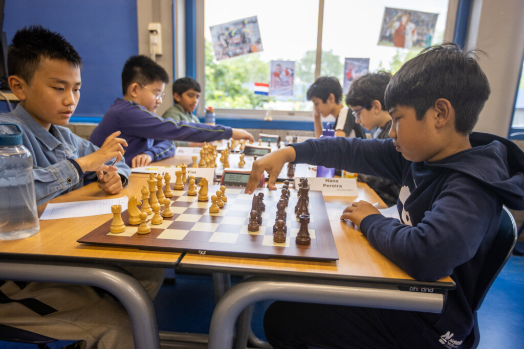 Top borden bij de Jeugd D (foto Harry Gielen)