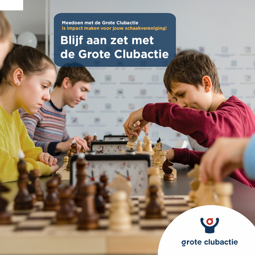Chess news — Doe mee met de Grote Clubactie