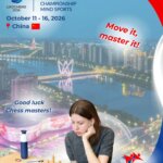 Affiche van de FISU Mind Games 2026