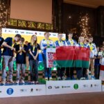 Top 3 van de Europese voorronden op het WK Scholen (foto Arlan Olzhabay / BI-Group)